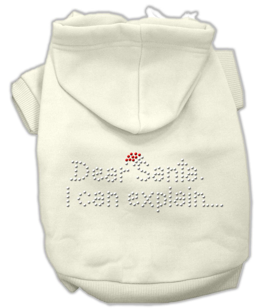 Dear Santa I Can Explain Hoodies Cream Xxxl(20)