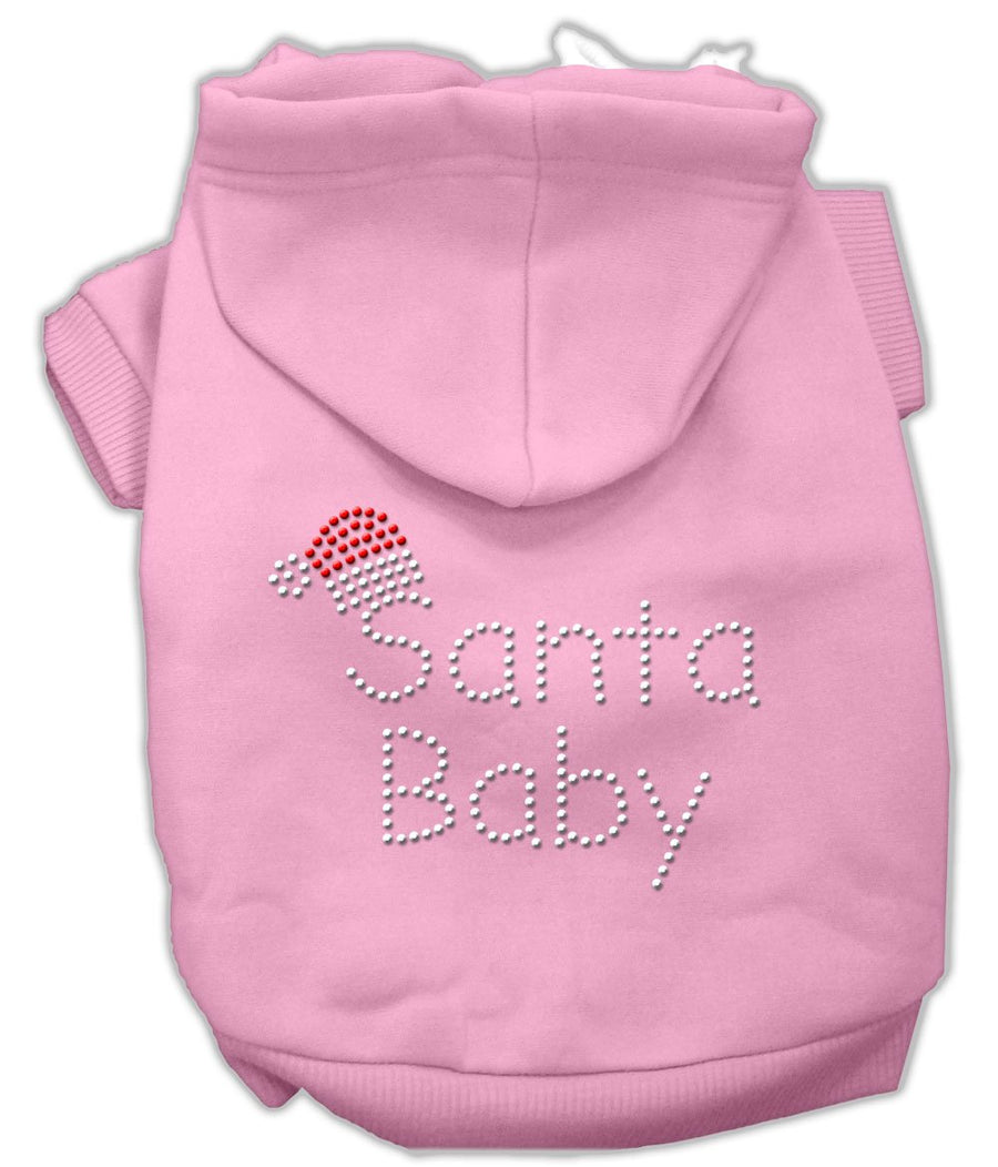 Santa Baby Hoodies Pink Xl (16)