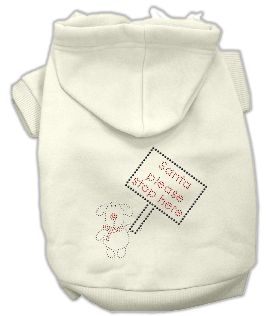 Santa Stop Here Hoodies Cream Xxl (18)