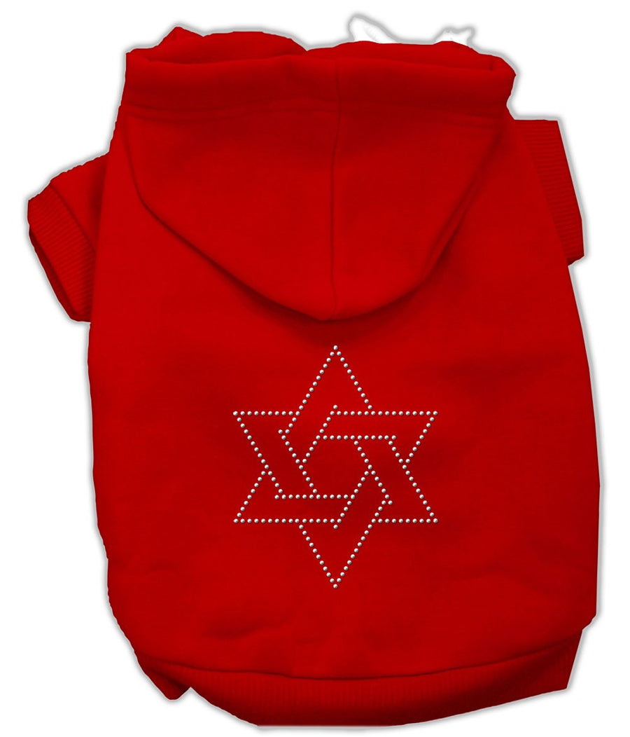 Star Of David Hoodies Red Xxl (18)
