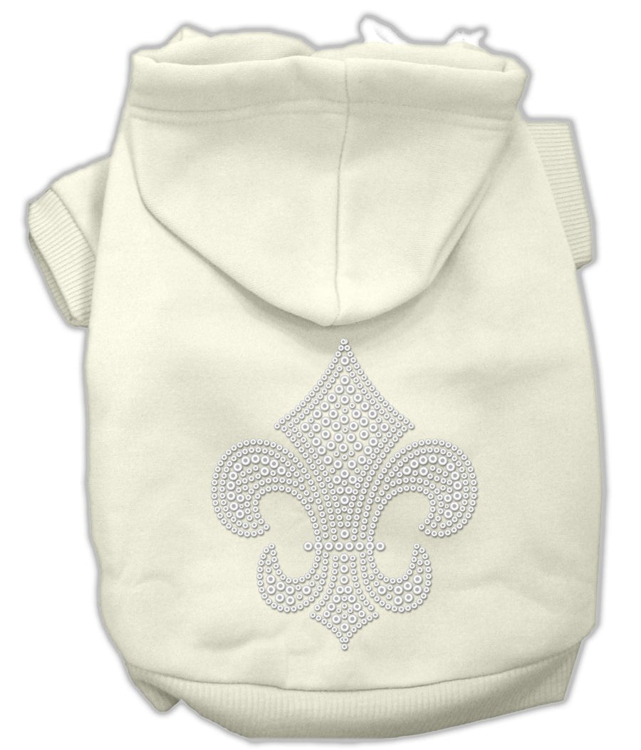Fleur De Lis Hoodies Cream M (12)