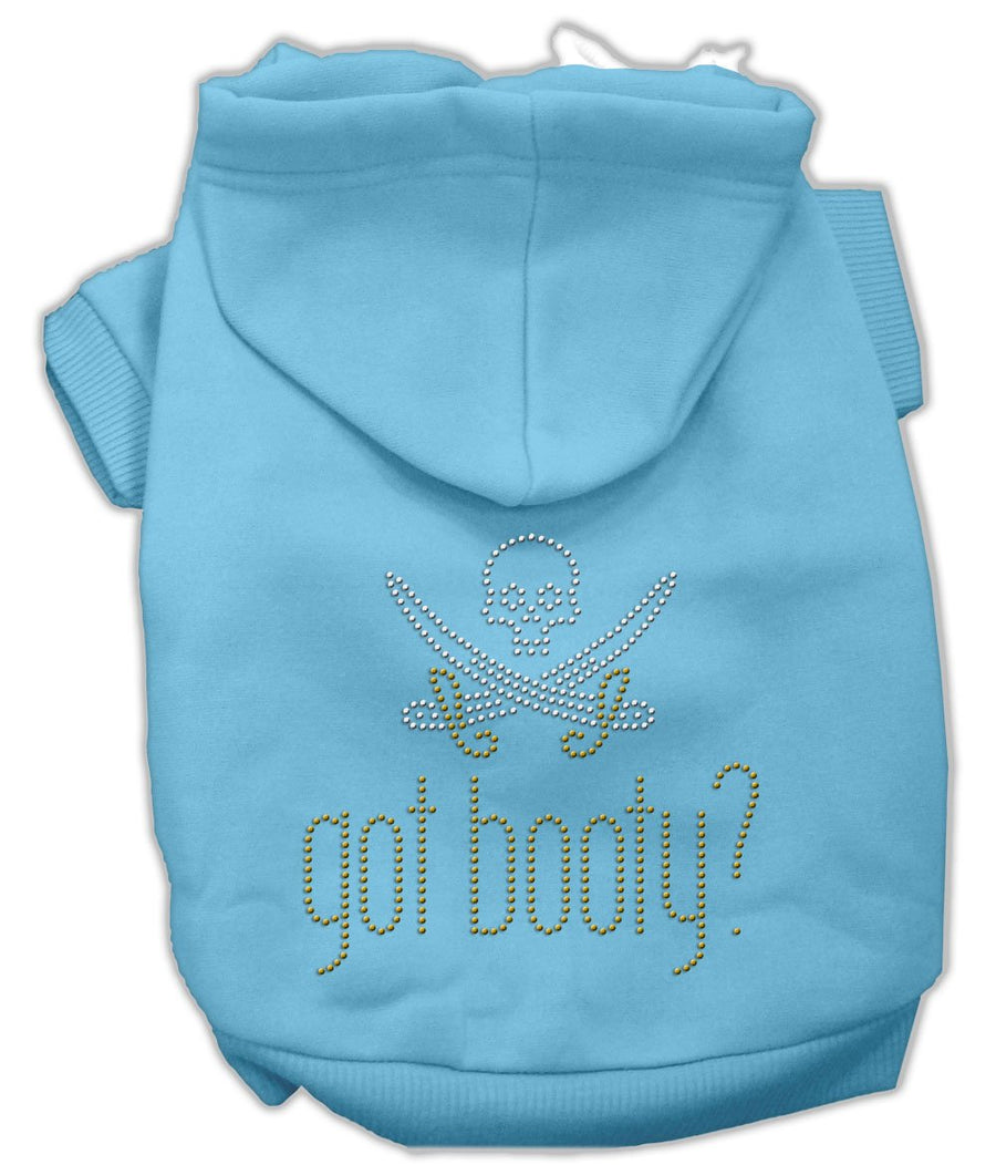 Got Booty Rhinestone Hoodies Baby Blue Xl (16)
