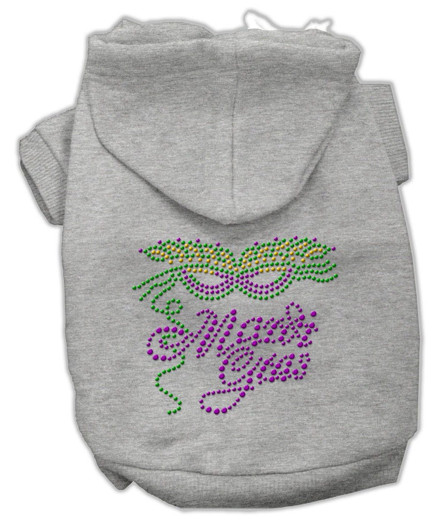 Mardi Gras Rhinestud Hoodies Grey Xxl (18)