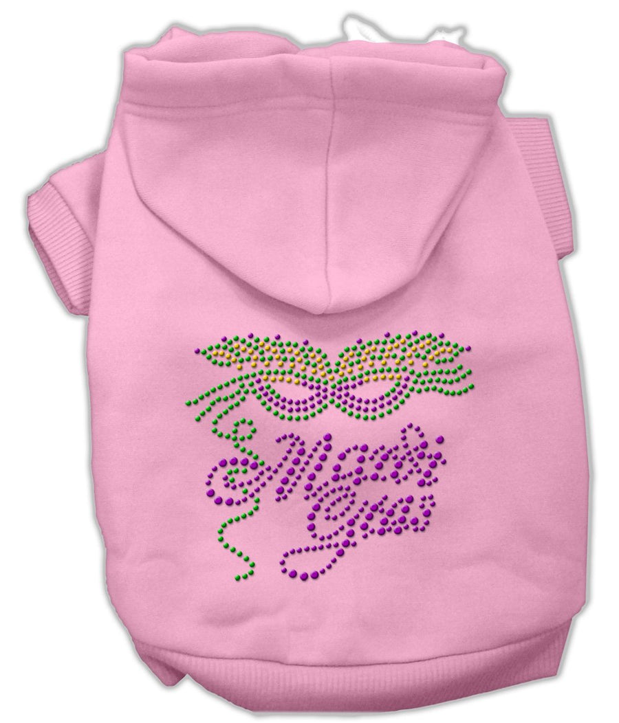 Mardi Gras Rhinestud Hoodies Pink Xxl (18)