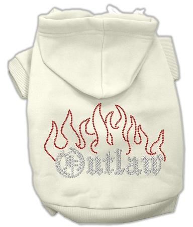 Outlaw Rhinestone Hoodies Cream Xxl (18)