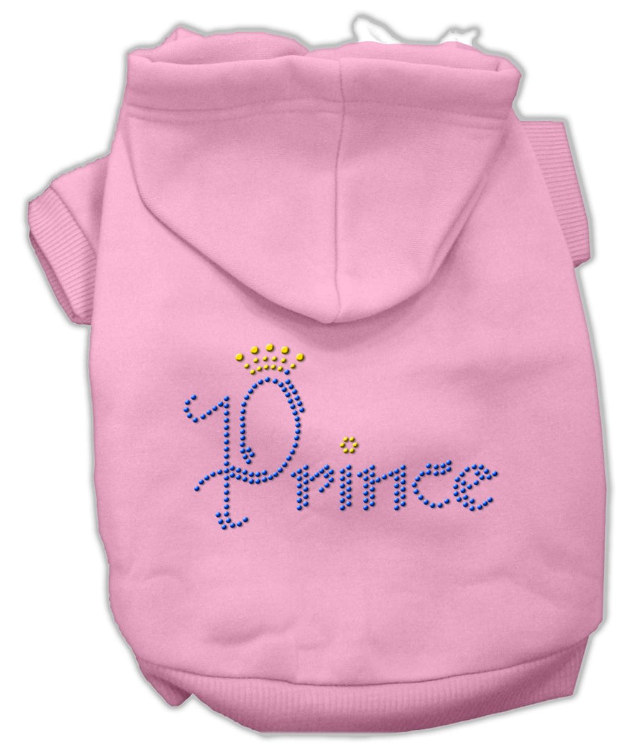 Prince Rhinestone Hoodies Pink Xxxl(20)