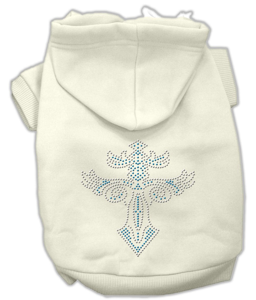 Warrior's Cross Studded Hoodies Cream Xl (16)