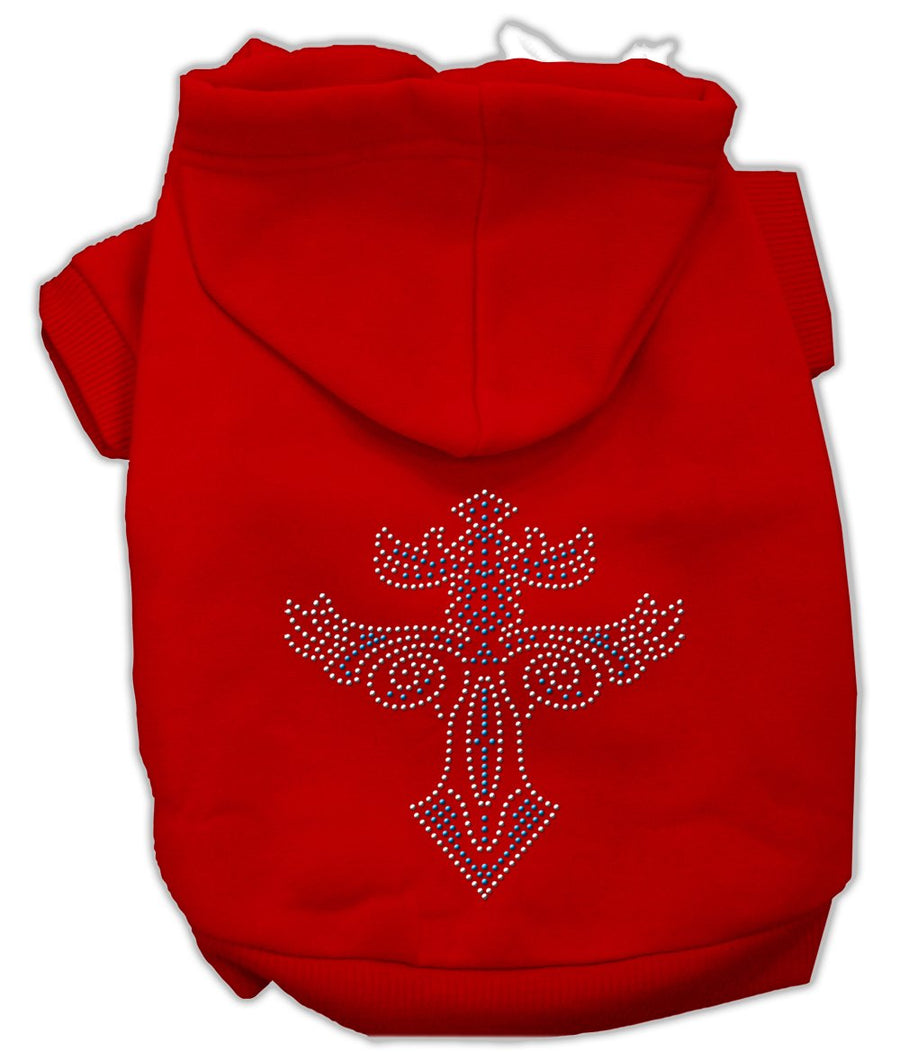Warrior's Cross Studded Hoodies Red Xl (16)