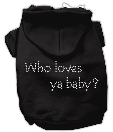 Who Loves Ya Baby? Hoodies Black Xl (16)