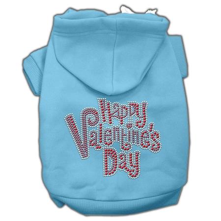 Happy Valentines Day Rhinestone Hoodies Baby Blue Xxl (18)