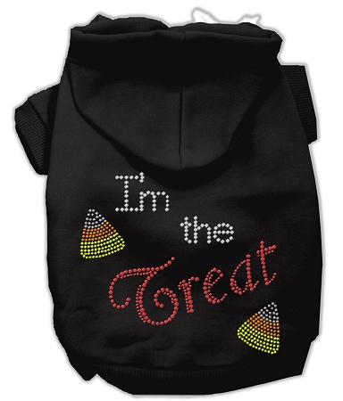 I'm The Treat Rhinestone Hoodies Black Xl (16)