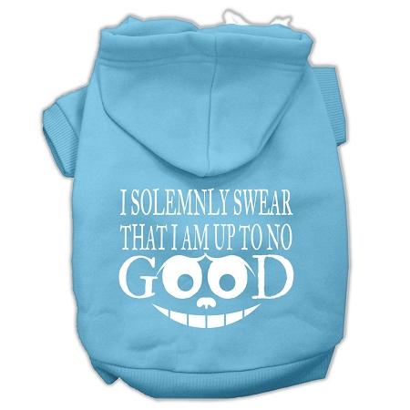 Up To No Good Screen Print Pet Hoodies Baby Blue Size Xl (16)
