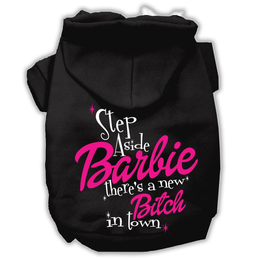 New Bitch In Town Screenprint Hoodie Black M (12)