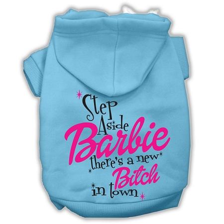 New Bitch In Town Screenprint Hoodie Baby Blue Xl (16)