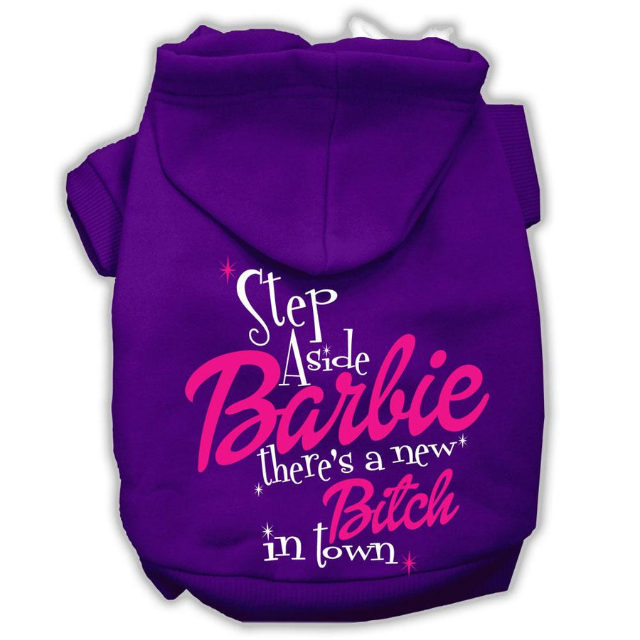 New Bitch In Town Screenprint Hoodie Purple Xl (16)