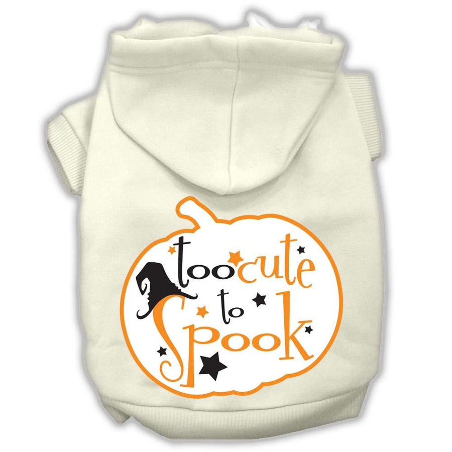 Too Cute To Spook Screenprint Hoodie Cream Xxl (18)
