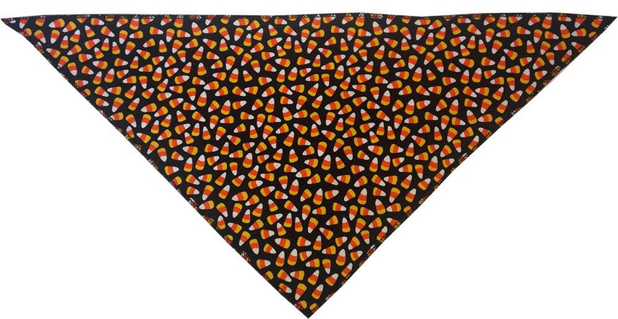 Candy Corn Tie-on Pet Bandana Size Large