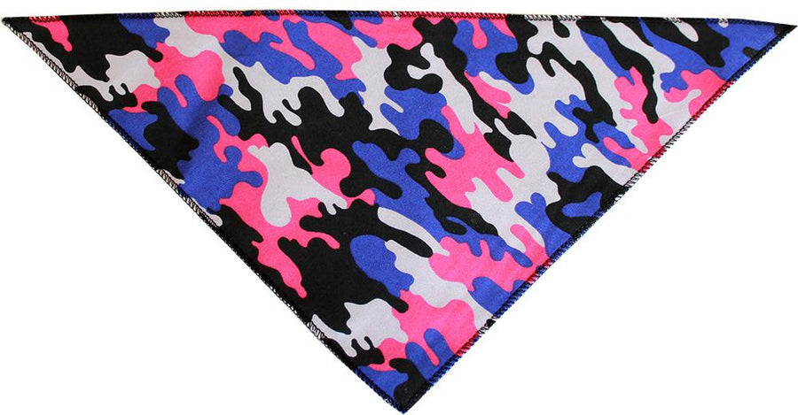 Urban Chick Camo Tie-on Pet Bandana Size Small