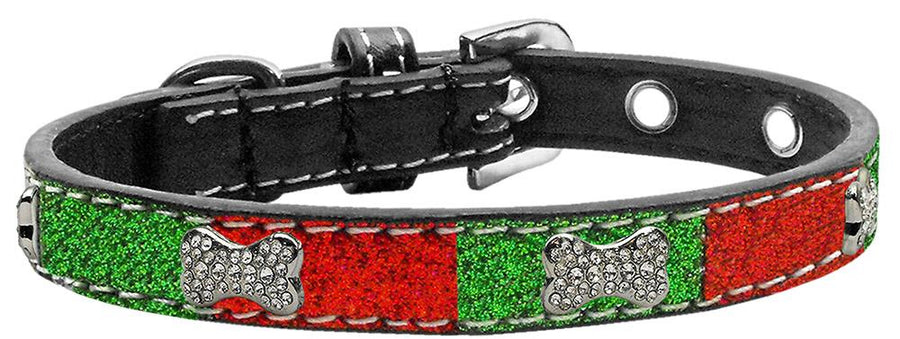 Crystal Bone Christmas Ice Cream Collar Size 10