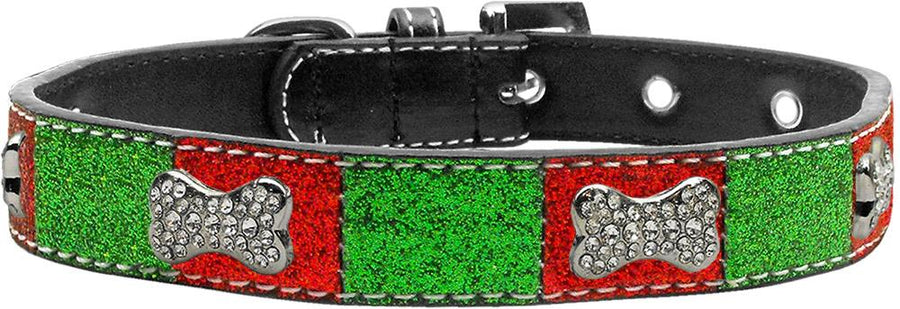 Crystal Bone Christmas Ice Cream Collar Size 20