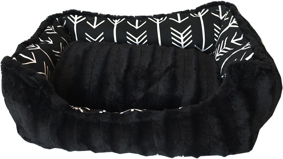 Reversible Bumper Dog Bed Black Arrow Small