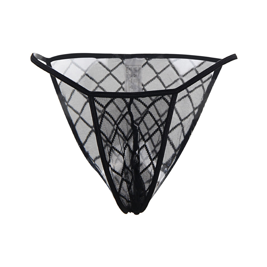 Grid Perspective Men's Panty