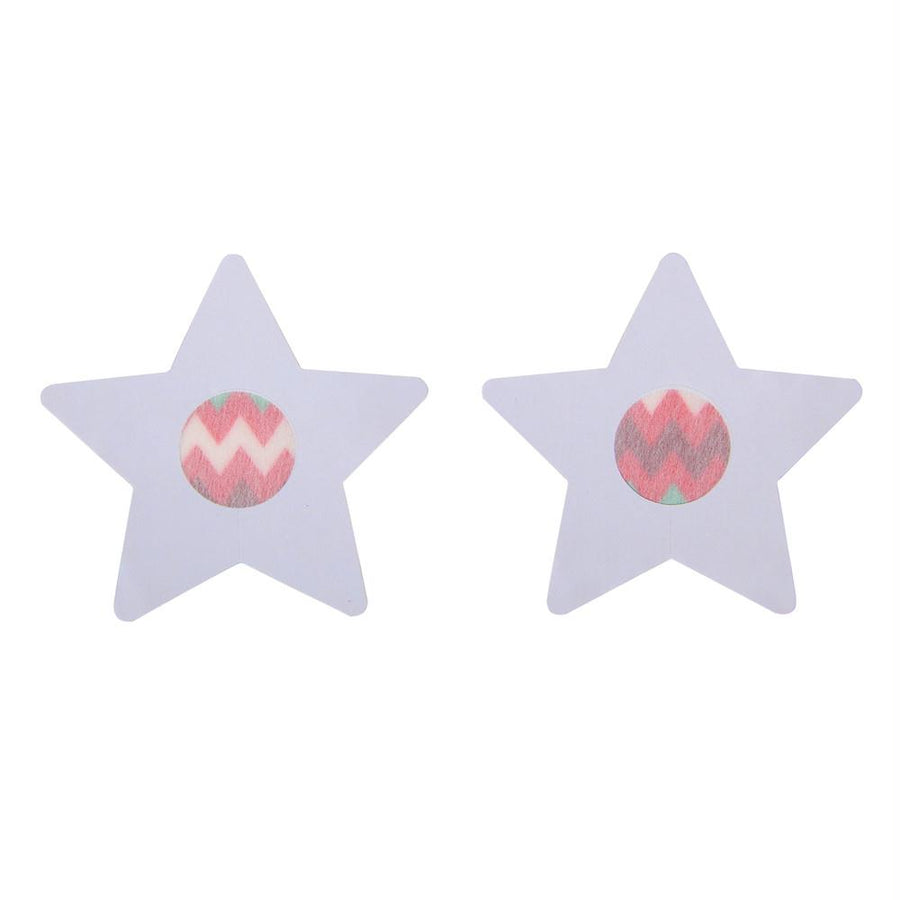 Lovely  Christmas Pasties Disposable Star Shape Nipple Covers