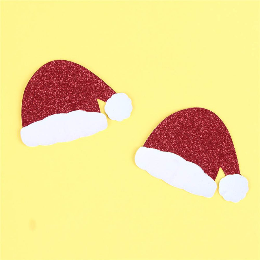 Christmas Disposable Christmas Hat Nipple Cover