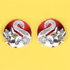 High Grade Decorative Beaded Rhinestone Sequins Swan Lover Nipple Covers