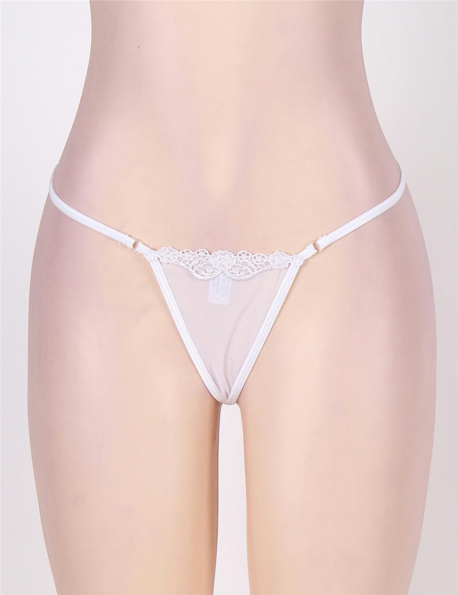 Sexy White Womens G String
