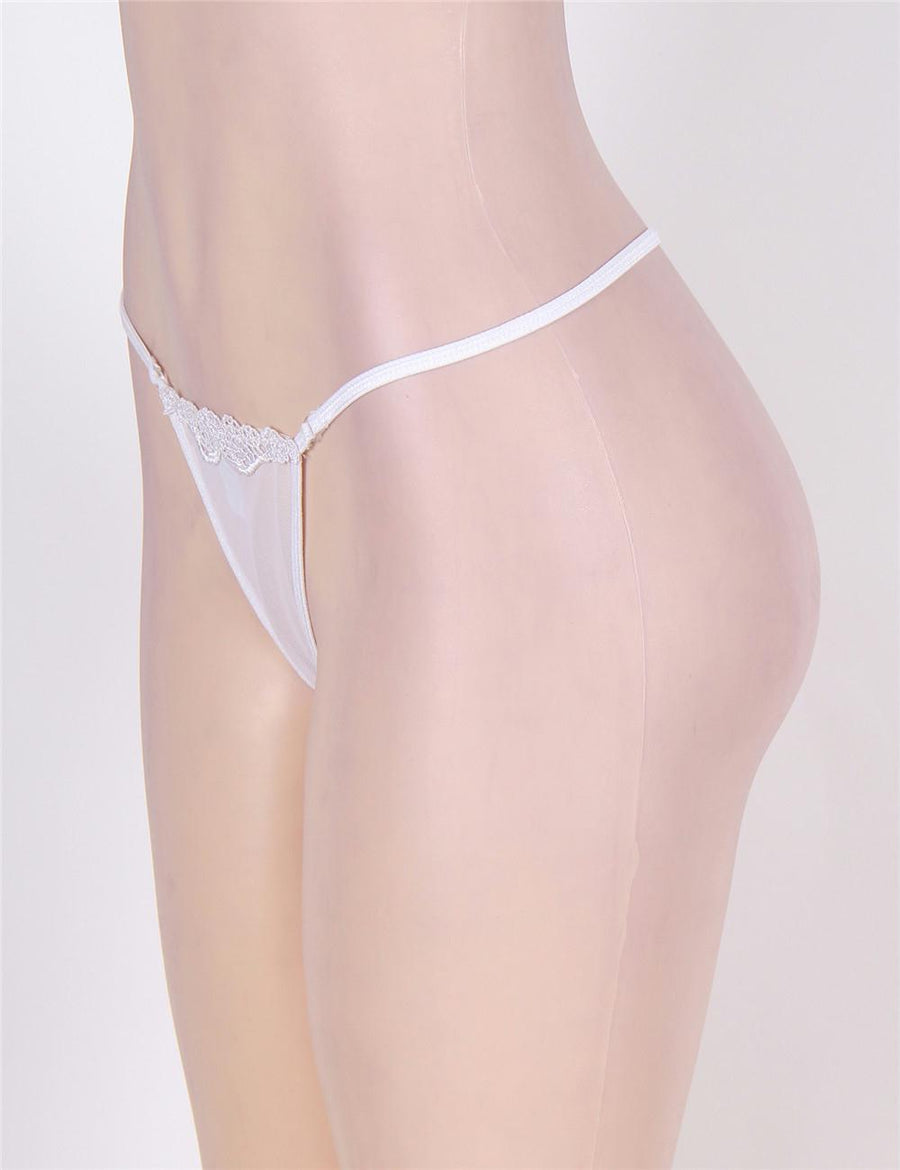 Sexy White Womens G String