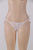 Sexy Embroidered & Beaded Lady White Panty