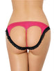 Heartbreaker Lace Trimmed Open Back Pink Panty
