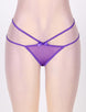 Stunning Purple Double Straps Panty With Bowknot