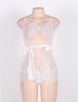 Ivory Lace Babydoll and G-String