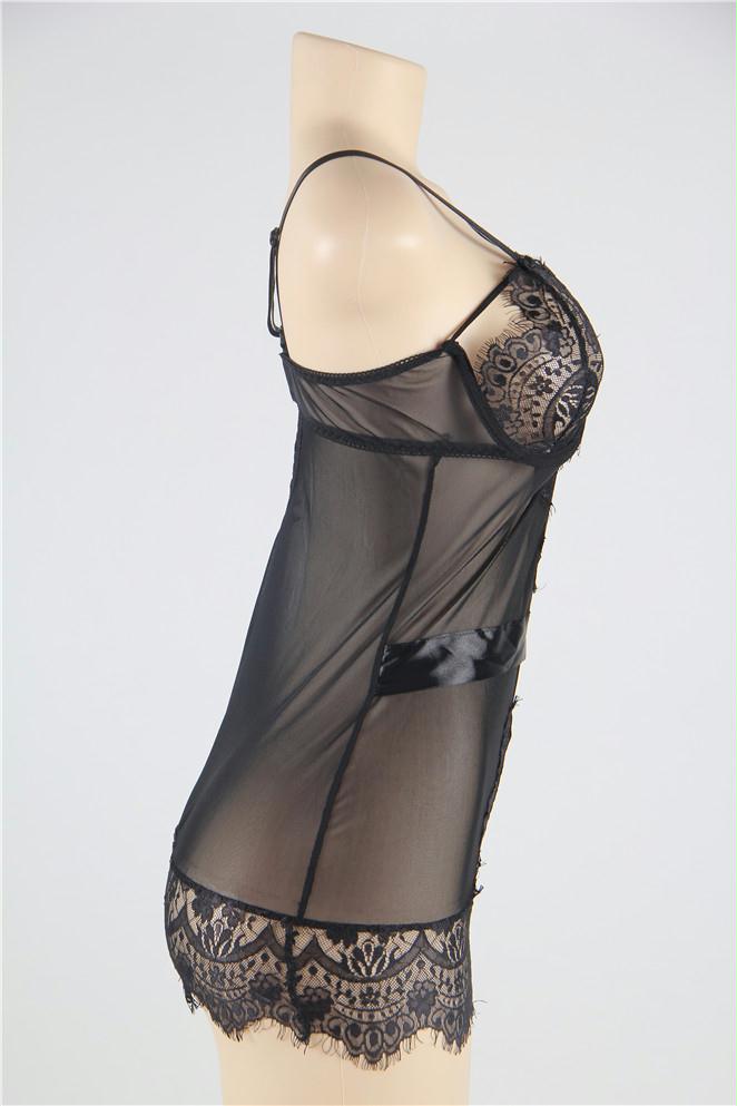 Open Cup Cutout Chemise