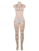 Lace Cage Strap Bodystocking