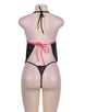 Plus Size Mini Length Babydoll With G String