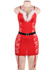 Plus Size Red Christmas Plush Decoration Babydoll