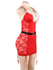Plus Size Red Christmas Plush Decoration Babydoll