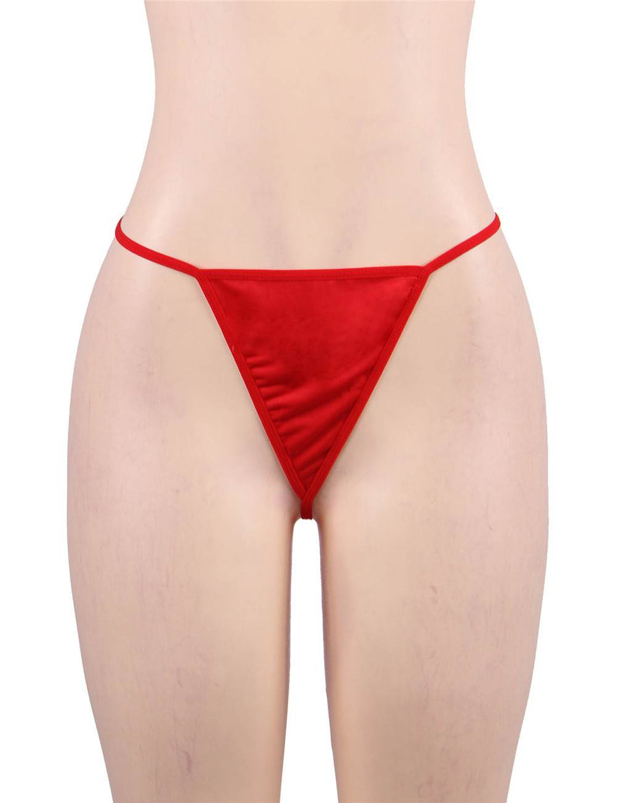 Plus Size Red Christmas Plush Decoration Romper Costume Teddy