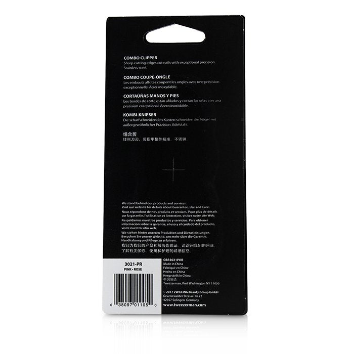 Combo Clipper Trim Fingernails & Toenails  - # Pink - -