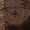 Drop 7 Tweed Wool Three Roll 2 Button Sport Coat - Brown
