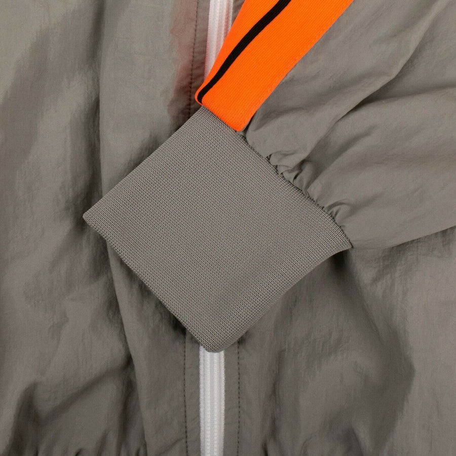 Polyamide Logo Zip-Up Track Jacket - Gray