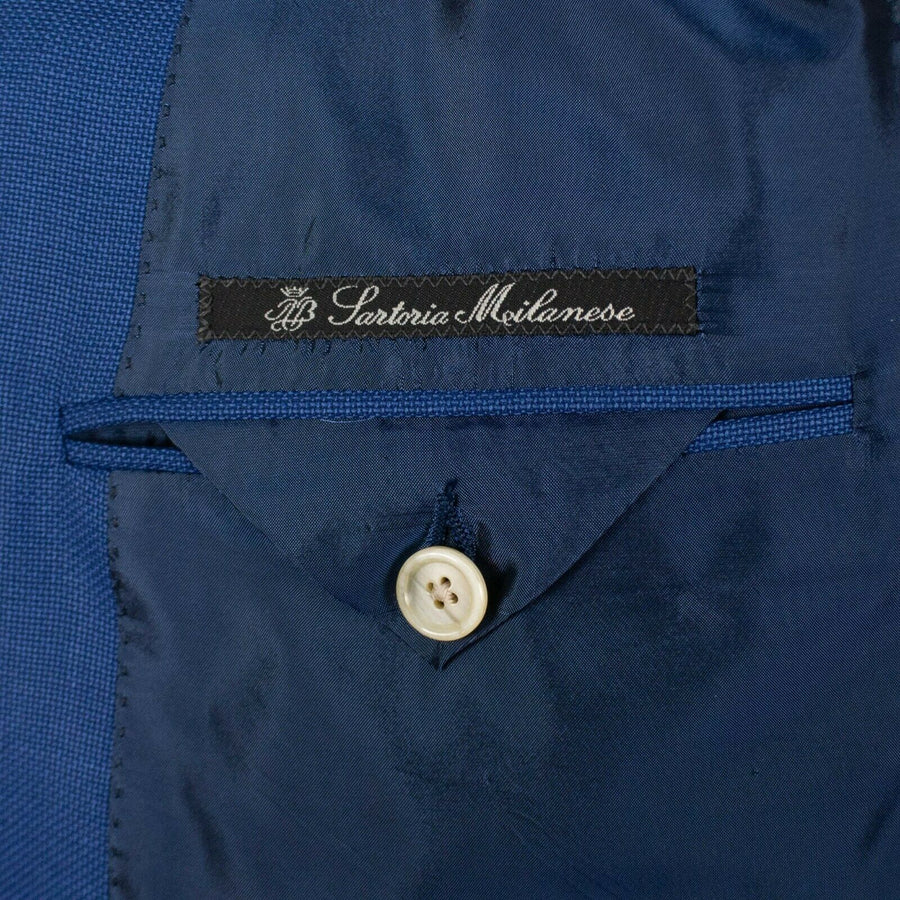 Drop 7 Double Breasted Wool Sport Coat - Blue