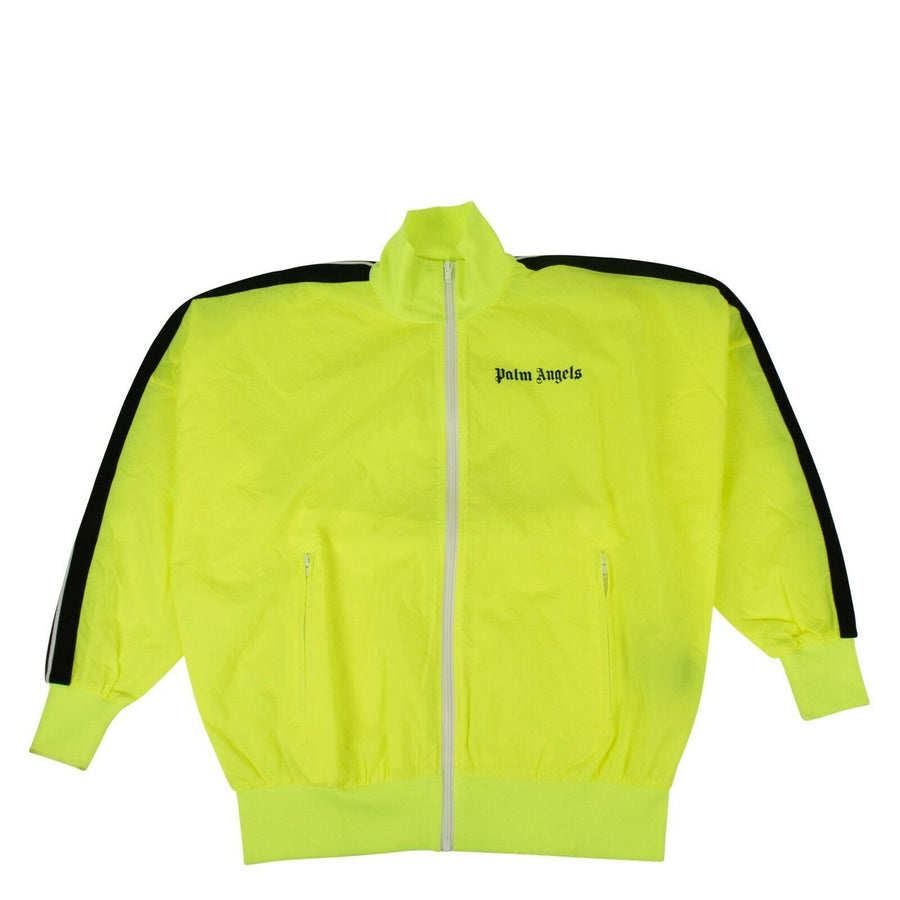 Neon Polyamide Logo Zip-Up Track Jacket - Green
