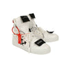 'Off Court' High Top Sneakers - White