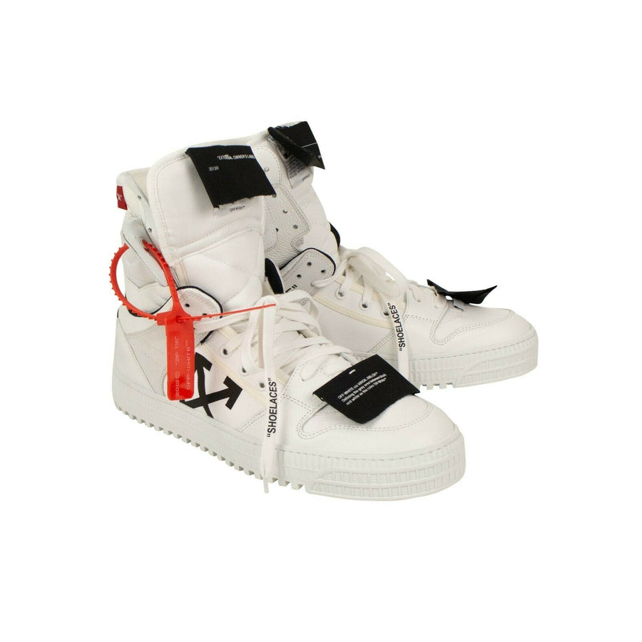 'Off Court' High Top Sneakers - White