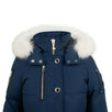 Women's '3Q' Short Hooded Down Coat - Jasper Blue