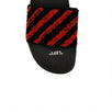 'Flyknit' Striped Slides - Black